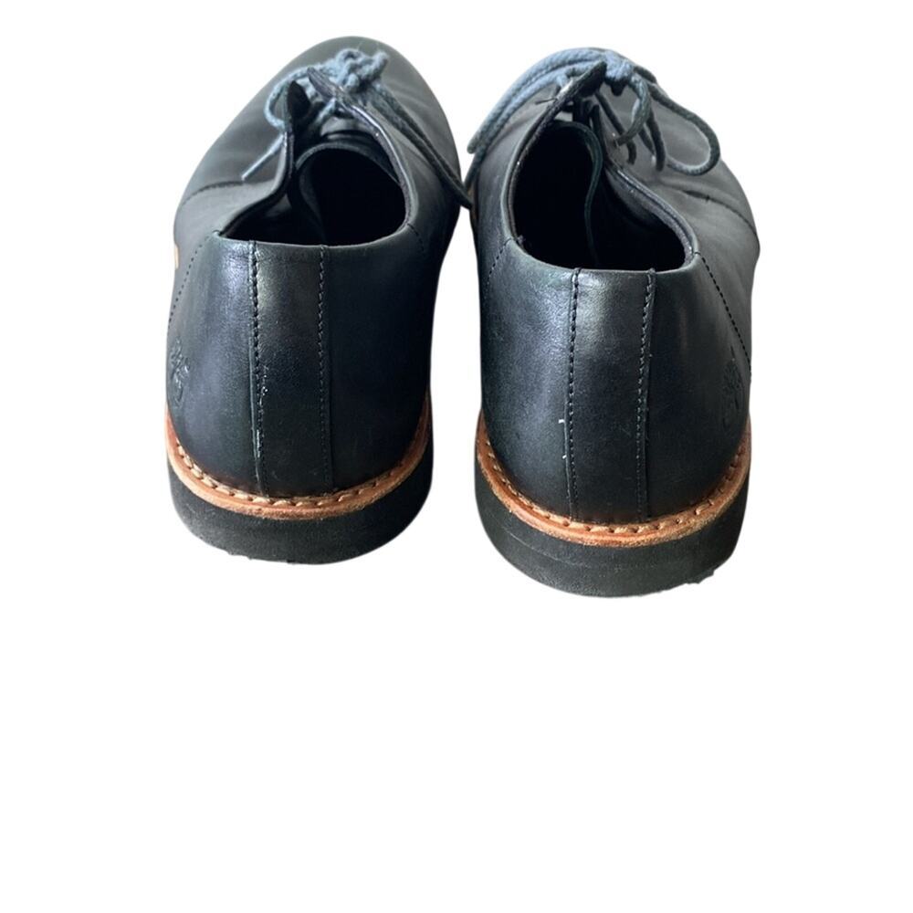TIMBERLAND Leather Stormbuck Shoe Mens Sz 12 Black Lace Up - Picture 4 of 8